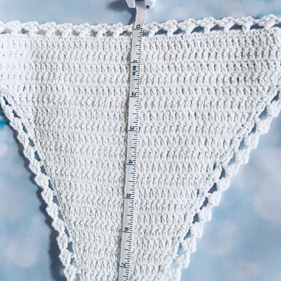 COPY - COPY - Roses appliqué  crochet bikini bottom - Picture 8 of 9